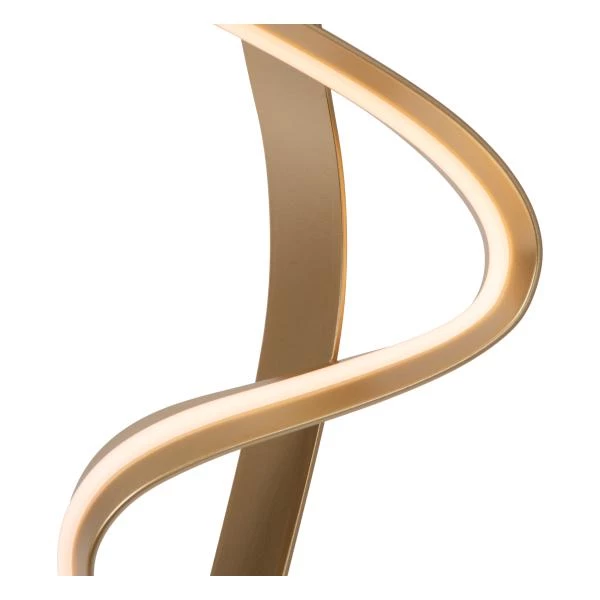 Lucide Premium LAMBADA - Lampe de table - LED Dim. - 1x19W 2700K - Or Mat / Laiton - détail 3